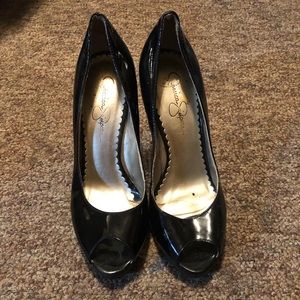 Black high heels